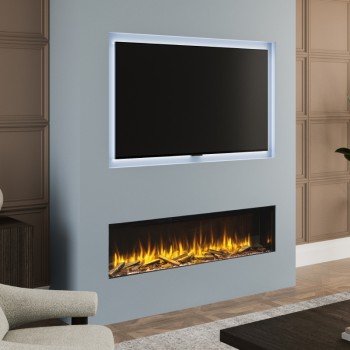Charlton & Jenrick iRange i1500e Slimline Electric Media Wall Fire