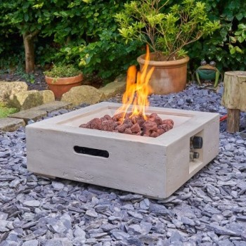 Field & Flame Mazus Gas Fire Pit 