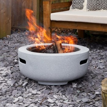 Field & Flame Dahlia Wood Burning BBQ Fire Pit