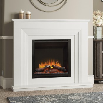 Elgin & Hall Vitalia Marble Electric Fireplace