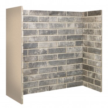 The Penman Collection Grey Ceramic Brick Bond Chamber 