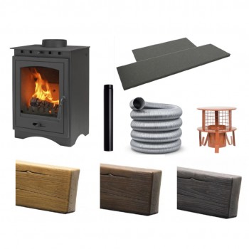 The Gallery Collection Helios Multifuel Stove Special Offer Package