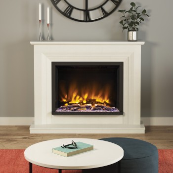 Elgin & Hall Pryzm Cabrina Marble Electric Fireplace