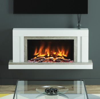 Elgin & Hall Pryzm 53” Vardo Timber Electric Fireplace 