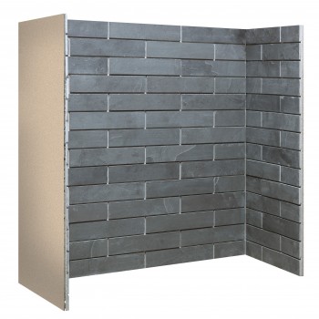 The Penman Collection Porcelain Slate Brick Bond Chamber 