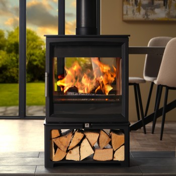 Charlton & Jenrick 8kW Double Sided Woodburning Stove