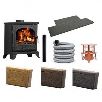 The Penman Collection Avebury Multifuel Stove Special Offer Package