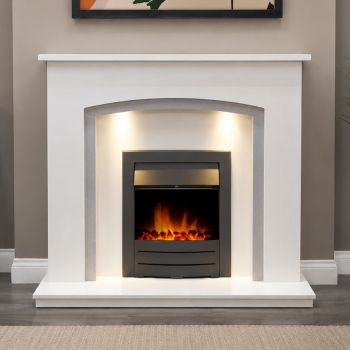 Aurora Barcelona Micro Marble Fire Surround 