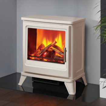 Solution Fires Blackthorn Classic Cream Electric Stove