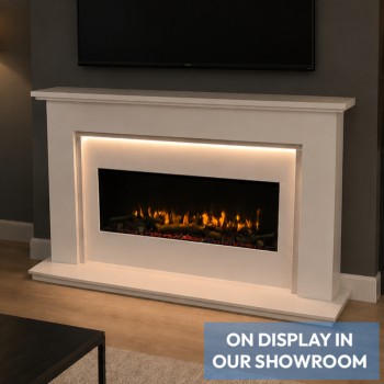 Cliftons Bespoke Grace i920e Electric Micro Marble Fireplace