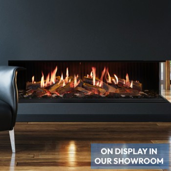 Vision E-Line Solus iX15 Electric Media Wall Fire