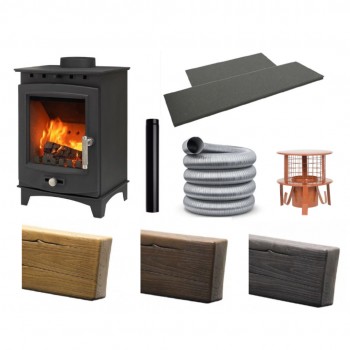 The Penman Collection Kirkham Multifuel Stove Special Offer Package
