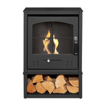OKO S2 Bio Ethanol Stove with Log Storage