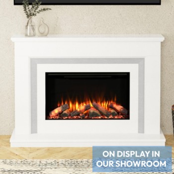 Diamond Orchid iQFX-750L Electric Mirco Marble Fireplace 