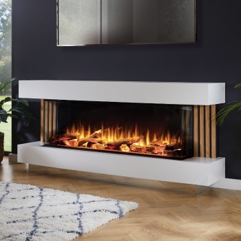 Katell Visto Deep Floorstanding Electric Fireplace 
