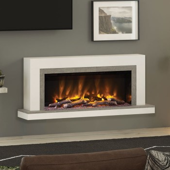 Elgin & Hall Pryzm 57” Vardo Timber Electric Fireplace 