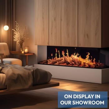 Solution Fires TrueFlame 150 3DX Electric Media Wall Fire