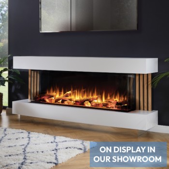 Katell Visto Deep Floorstanding Electric Fireplace 