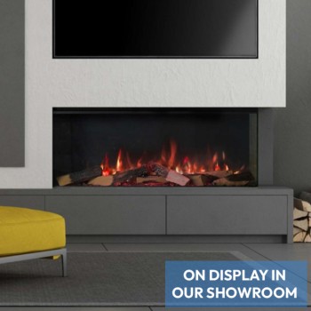 Vision E-Line Solus VS100 Electric Media Wall Fire