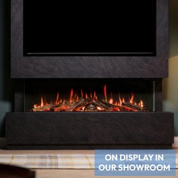 Vision E-Line Solus VS150 Electric Media Wall Fire
