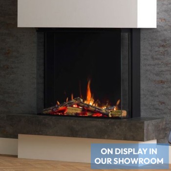 Vision E-Line Solus VS75 Electric Media Wall Fire