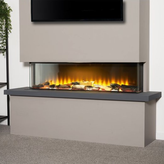 Aurora Inferno Media Wall Electric Fire