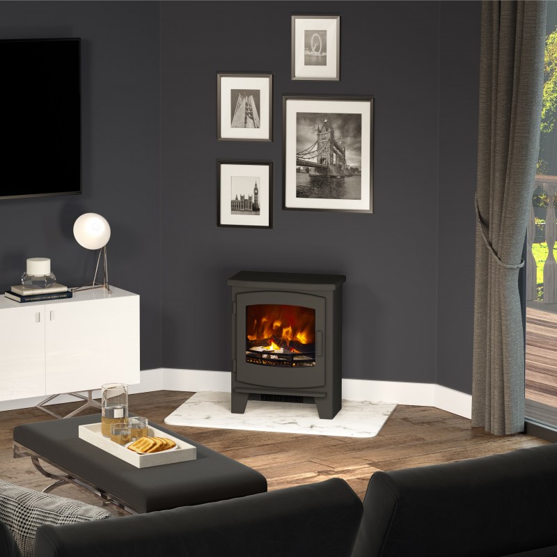 Small black electric stove sales