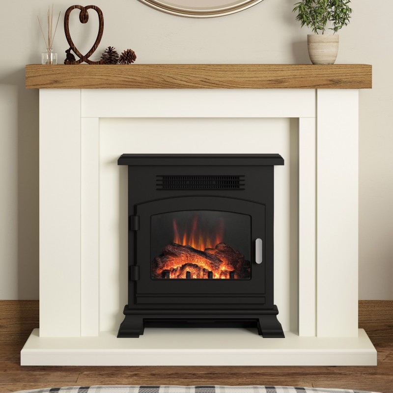 Elgin & Hall Bracken Timber Electric Fireplace