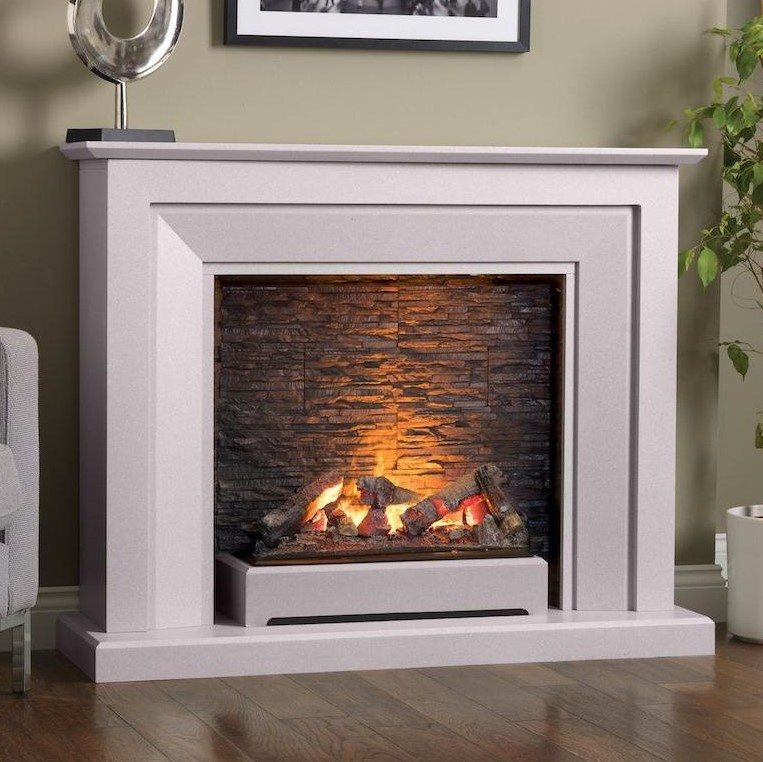 Katell Napoli Optimyst Timber Electric Fireplace