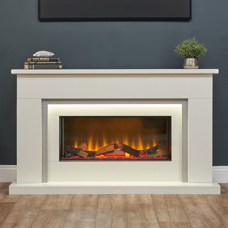 Ashmont 54 inch clearance media electric fireplace